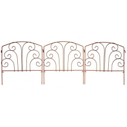 Ogrodowa pergola metalowe - komplet 3 elementy
