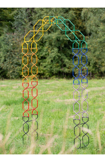 Pergola ogrodowa LGBT Kolor tęczy